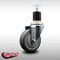 Service Caster 4'' SS Thermoplastic Rubber Wheel Swivel 1-7/8'' Expanding Stem Caster SCC-SSEX20S414-TPRB-178 - alternate 4
